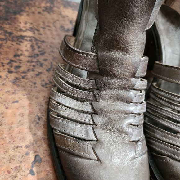 Freebird by Steven Charcoal Cut-Out Ankle Booties - Picture 12 of 16